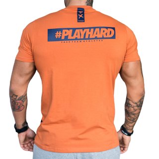 TRECWEAR T-Shirt PLAY HARD 008 Orange