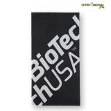 BioTech USA Fitness Towel Black 100 x 50cm Handtuch