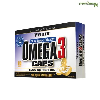 Weider Omega 3 Caps 60 Kapseln