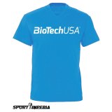 BioTech USA V-Neck T-Shirt Royal Blau XL